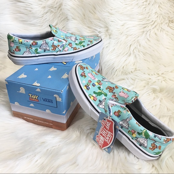 Vans X Pixar Toy Story AnDyS ToYs Sz 4Youth/5.5 W - Picture 2 of 8